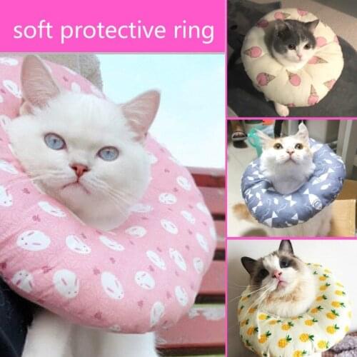 Elizabeth protective ring, cat, dog, dog, neck collar, soft cotton head collar, pet dog, cat, Elizabeth collar