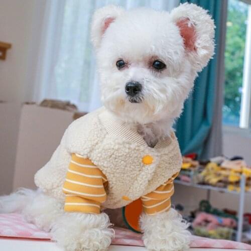 Winter Pet Dog Clothes For small Dogs Thicken Puppy Autumn Warm Dog Coat Jacket Soft Fleece Chihuahua French Bulldog Clothing