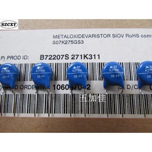 100% New and original S07K275 B72207S271K311 Strip diameter 7 feet to 5mm