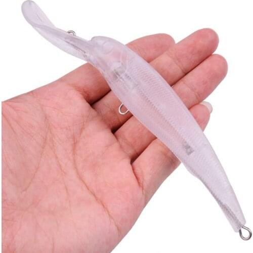 16.5cm 23.7g 40pcs Blank Nude Baits Crankbait Minnow Bait Unpainted Lure Bodies Fishing Bait