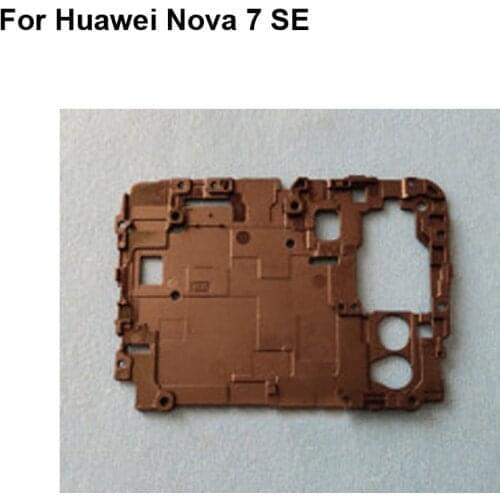 2PCS For Huawei Nova 7 SE Tested Good Back Frame shell case cover on the Motherboard Rear Support Frame For Huawei Nova 7SE