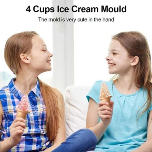 4 cups ice cream mold popsicle jelly tray home 2021 new high quality fast delivery ice making home life helper