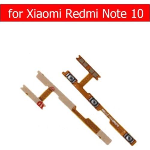 For Xiaomi Redmi Note 10 Power Volume Side Key button Flex Cable On Off Switch Flex Cable Replacement Repair Parts