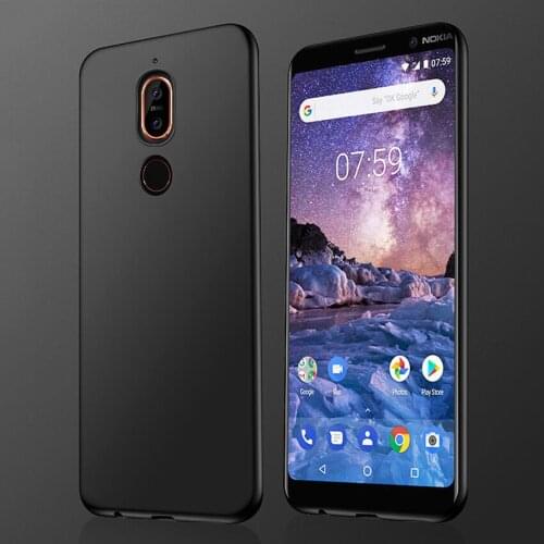 Phone Case For Nokia 5 6 7 8 Plus Soft Silicone Matte Protective Back Cover Generous Fashion Ultra Slim Shockproof Phone Case