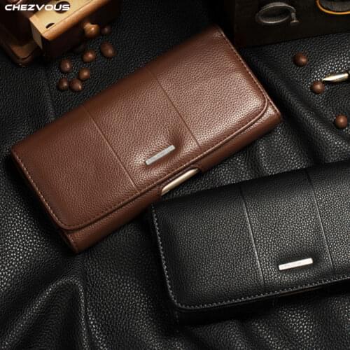 Belt Clip Holster Leather Pouch Case for iPhone X XS MAX XR Universal Mobile Phone Bag for iPhone 7 8 6 Plus Luxury Accessories
