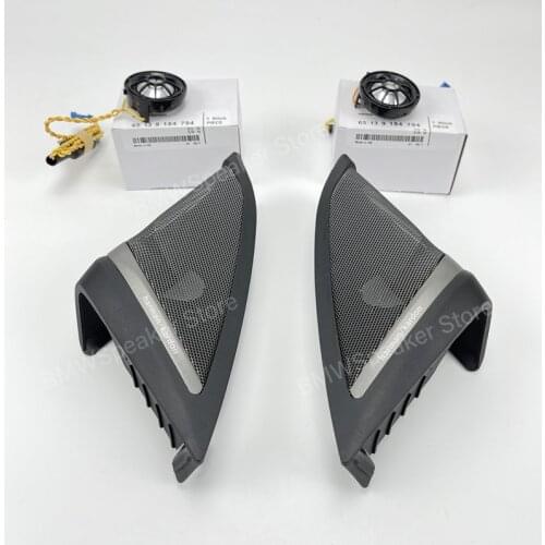 Car front Door Speakers For BMW G30 5 Series Harman/kardon Tweeter Cover Audio Trumpet Treble High Horn Frame Trim Better Sound
