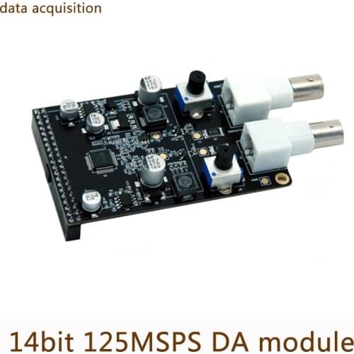 DIY 14bit 125MSPS data acquisition Module 2 Channels FPGA Development Board AD9767 DA Module for electronic Engineer