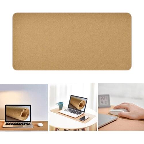 Eco-Friendly Cork Double-Sided Office Desk Mat Mouse Pad Smooth Surface Soft Desk Protector for Office Home Gaming NK-Sh