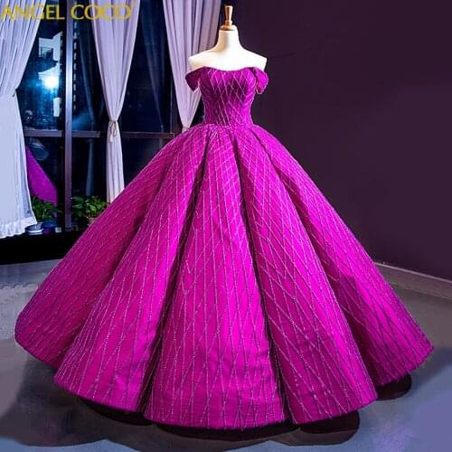 Purple Red Floor Length Evening Gowns Elegant Formal Sequins Long Satin Celebrity Prom Dresses 2020 Abiti Da Cerimonia Sukienki
