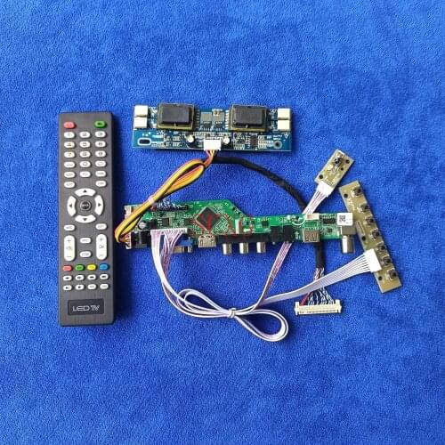 Controller Card Fit M190EN01/M190EN02/M190EN03/M190EN04 1280*1024 Signal Analog kit 4CCFL 30-Pin LVDS USB VGA AV HDMI-compatible
