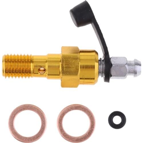 MagiDeal 2x Double/Single Banjo Bolt Thread Bleeder Nipple Washers 1.25mm