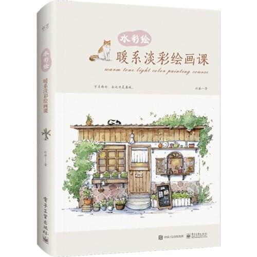 Manga Book Drawing Watercolor painting Tutorial Textbook Painting Book Hand-painted Gouache Sketchbook Kids Book Art Comics-CH