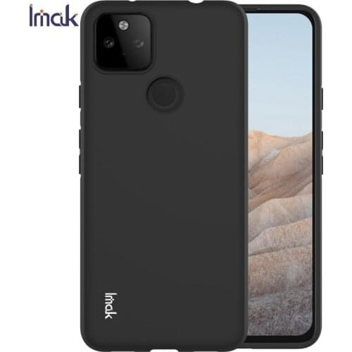 For Google Pixel 5a 5G Frosted Case IMAK Thin Micro Matte Case Soft TPU Cover Wear Resistant Anti Fingerprint