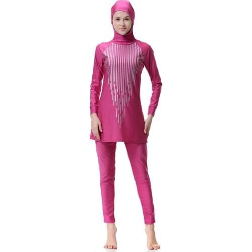 Muslim Swimming modesty islami mayo womens swimsuit plus size moslim sets xs maillot de bain pour hijab pool woman burkini girl