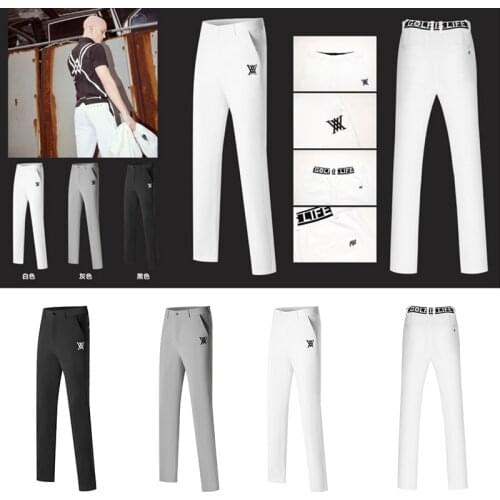 New autumn and winter golf mens pants thickened warm sports pants