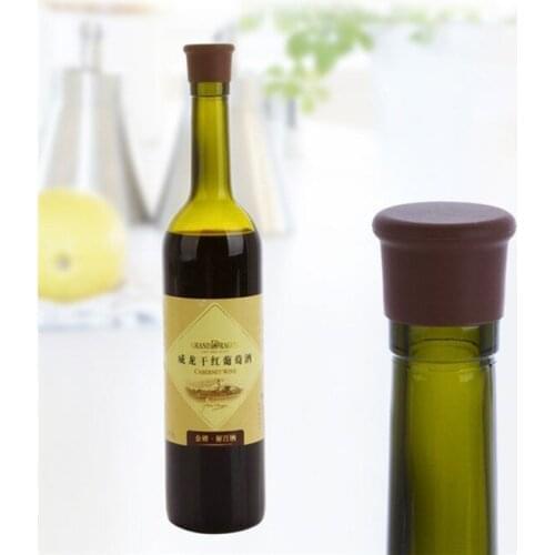 Q Free shipping 1000pcs Creative Silicone Fresh Beer Bottle Stopper Cruet Of Wine Cork Stopper Bottle Cap Flip Top Lid Seal Cork