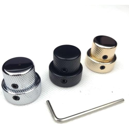 1 PCS DUAL CONCENTRIC CONTROL KNOB FOR GUITARS NC004 CR/BN/BK/GD