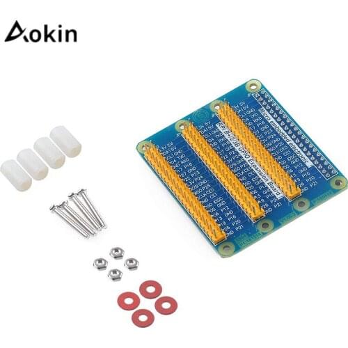 Aokin Extension Board For Raspberry Pi GPIO Expansion One Row to Be Three Rows GPIO For Raspberry Pi 3 Pi 2 Pi Model B