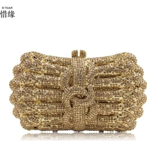 Full Diamonds Women Evening Bags Chain Shoulder Evening Bag Floral Printed Summer Messenger Bag Day Clutches