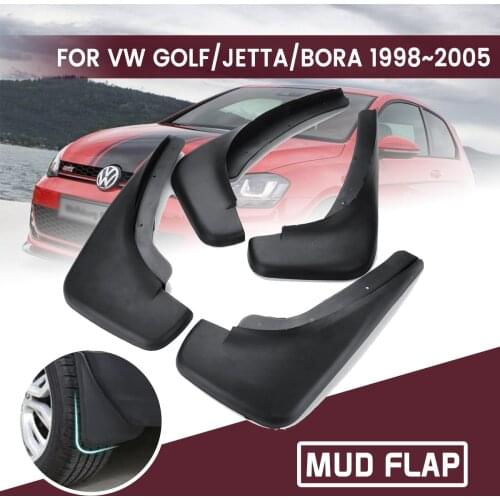 1 Set For VW Golf 4 Mk4 IV Bora Jetta 1998-2005 Car Mud Flaps Mudflaps Splash Guards Front Rear Fender Mudguards