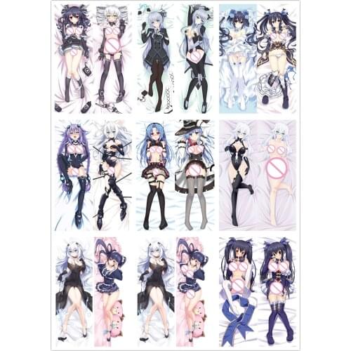 2020 update Japanese Anime Body Pillowcases Hyperdimension Neptunia Uni Noire Hugging Body Pillowcase Dakimakura Pillow Cover
