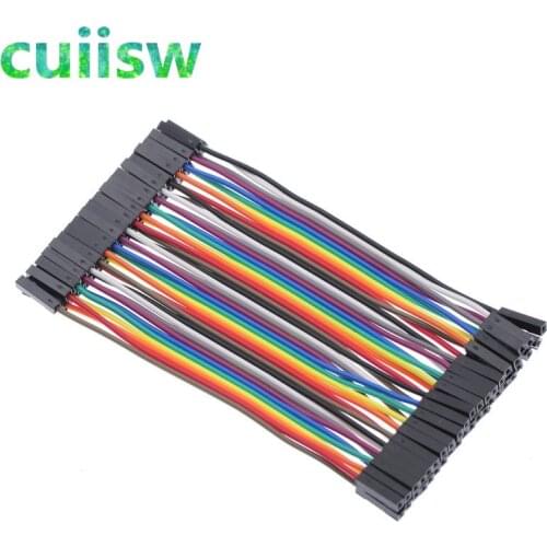 400pcs/lot 10cm 2.54mm 1pin FeMale to FeMale jumper wire Dupont cable line