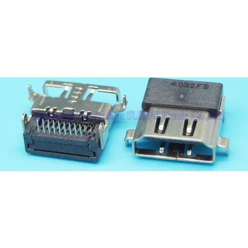 5pcs/lot 19Pin HDMI Female Socket Jack HDMI HD Connector for Asus F83CR F83T X88S F81SE X88V F83VF K41V