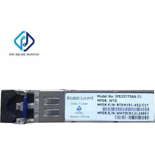 Alcatel-Lucent 3FE25775AA AA01 RTXM191-452-C17 1.25G GIGE EX 40km 1310nm Single-Mode SFP Fiber Optical Module Transceiver