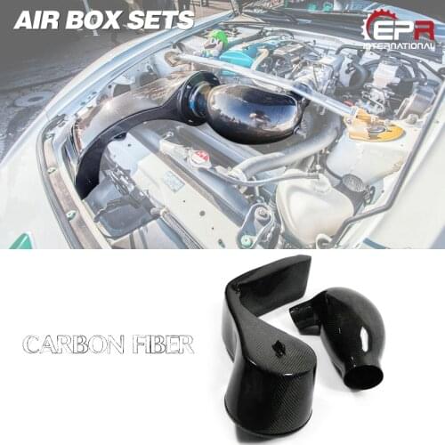 Car-styling For Honda S2000 AP1 Carbon Fiber Js Racing Air Tunnel & Air Box Fibre Air Intake