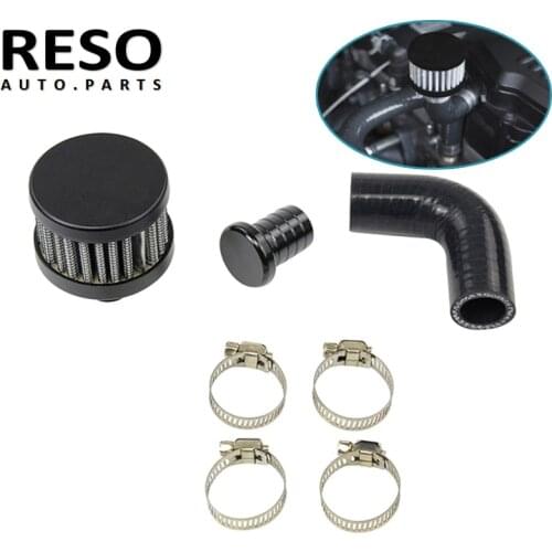Crankcase Vent Reroute Crank Case CCV Ventilation Line Change Kit Delete For 07.5-17 Dodge 6.7 Cummins Diesel 2500 3500 4500