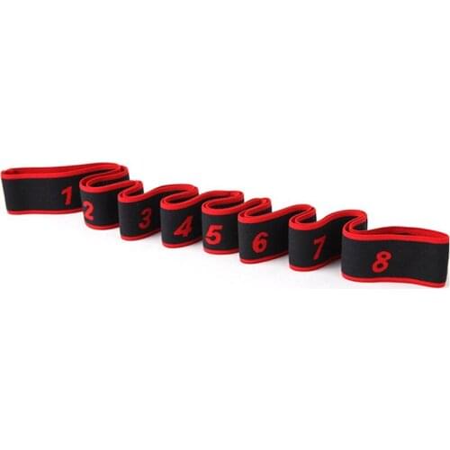 1 Pcs Yoga Stretch Resistance Bands Fitness Elastic Band Gymnastics Adult Latin Training Bands Multi-functional Pilates For Home