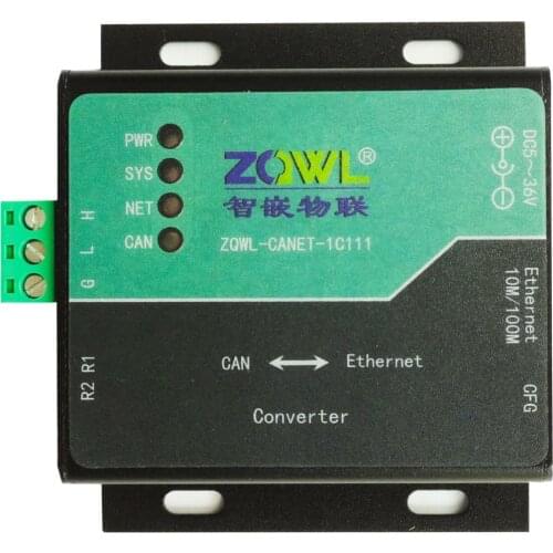 Ethernet to CAN BUS Device Server Network TCP RJ45 Converter Transparent Transmission Industrial Grade