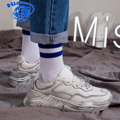 HUANQIU 2018 ins fashion old small dirty shoes high casual shoes men sneakers ZLL609