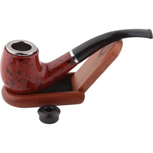 Classic Resin Pipe Chimney Filter Long Smoking Pipes Tobacco Pipe Cigar Gifts Narguile Gift Grinder Smoke Mouthpiece