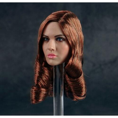 1/6 Scale Collection Angelina Jolie Female Head Sculpt Head Carving Model Toy fit 12'' Action Figure Body