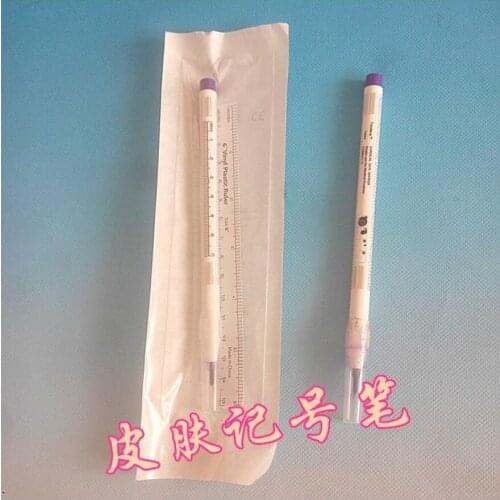 Blue color skin marker pen 10pcs/pack free shipping