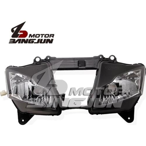 Motorcycle Black Headlight Headlamp Head Lights Lamps Assembly For Kawasaki ZX-10R 2011 2012 2013 2014 2015