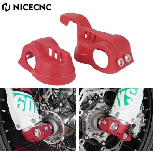 NICECNC Lower Fork Leg Shoe Guard Protector For Gas Gas EX300 EC250 MC125 EX250F EX350F EX450F MC250F MC450F EC250F EC350F 21-22