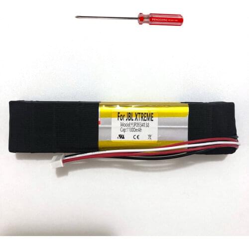 Original battery for JBL XTREME xtreme GSP0931134 7.4V 11000mAh bluetooth wireless speaker batteries+tools