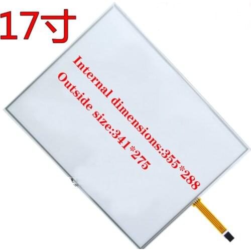 17 inch 5-wire resistive touch screen Industrial industrial control equipment resistive touch pad handwriting screen external sc