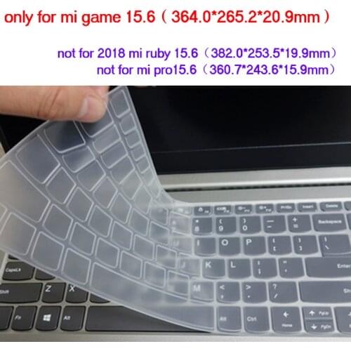 Russian Silicone Keyboard Cover For Xiaomi Mi Game 15.6 Inch Mibook 15 Mi Gaming 15.6 Laptop Notebook Skin Protector film