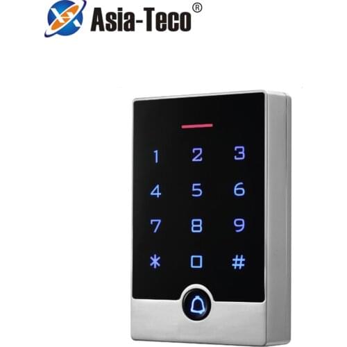 125Khz RFID access control system Reader Keypad IP65 Waterproof Backlight Touch Keypad Metal 2000 Users