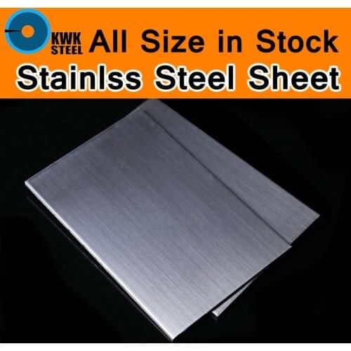TP304 AISI304 304 Stainless Steel Sheet Brushed Stainless Steel Plate Drawbench Board Hand DIY Material Frame Model Metal Art