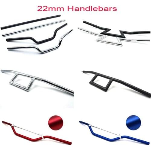 Universal 7/8" 22mm Aluminium Motorcycle Handlebar Handle bar For Yamaha Suzuki Kawasaki Honda Manilla de moto