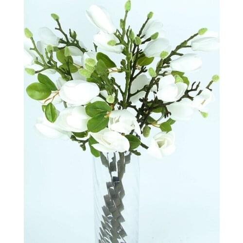High imitation magnolia flower artificial plant Decoration flower arrangement accessories desktop