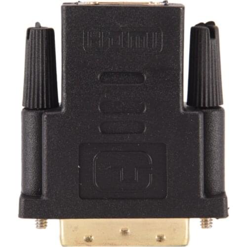 High Quality 1Pcs DVI-D 24+1 Dual Link Male to -compatible Female Adapter Converter Connector for PC PS3 Projector TV Box