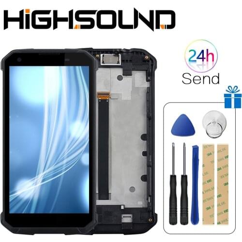 For Blackview BV9500 Pro LCD Display and Touch Screen 5.7'' With Frame +Tools +Film Assembly For Blackview BV9500 pro