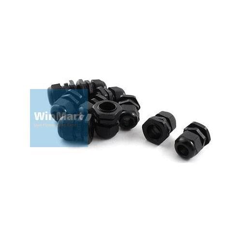 10Pcs Waterproof Fixing Gland Connector PG16 for 10-14mm Dia Cable Wire