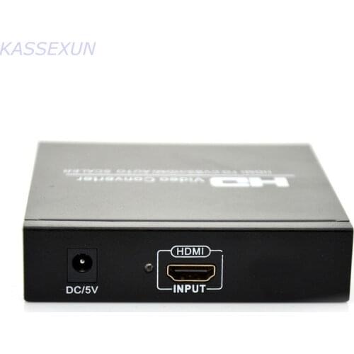 2017 new HDMI converter to HDMI/CVBS scaler, convert hdmi equipment to CVBS or HDMI equipment, support HDCP code, Free shipping
