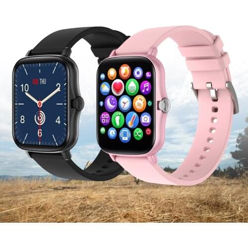 2021 Smart Watch Women Full Touch Blood Pressure Heart Rate Tracker Message Reminder IP67 Waterproof Smartwatch For Xiaomi IOS